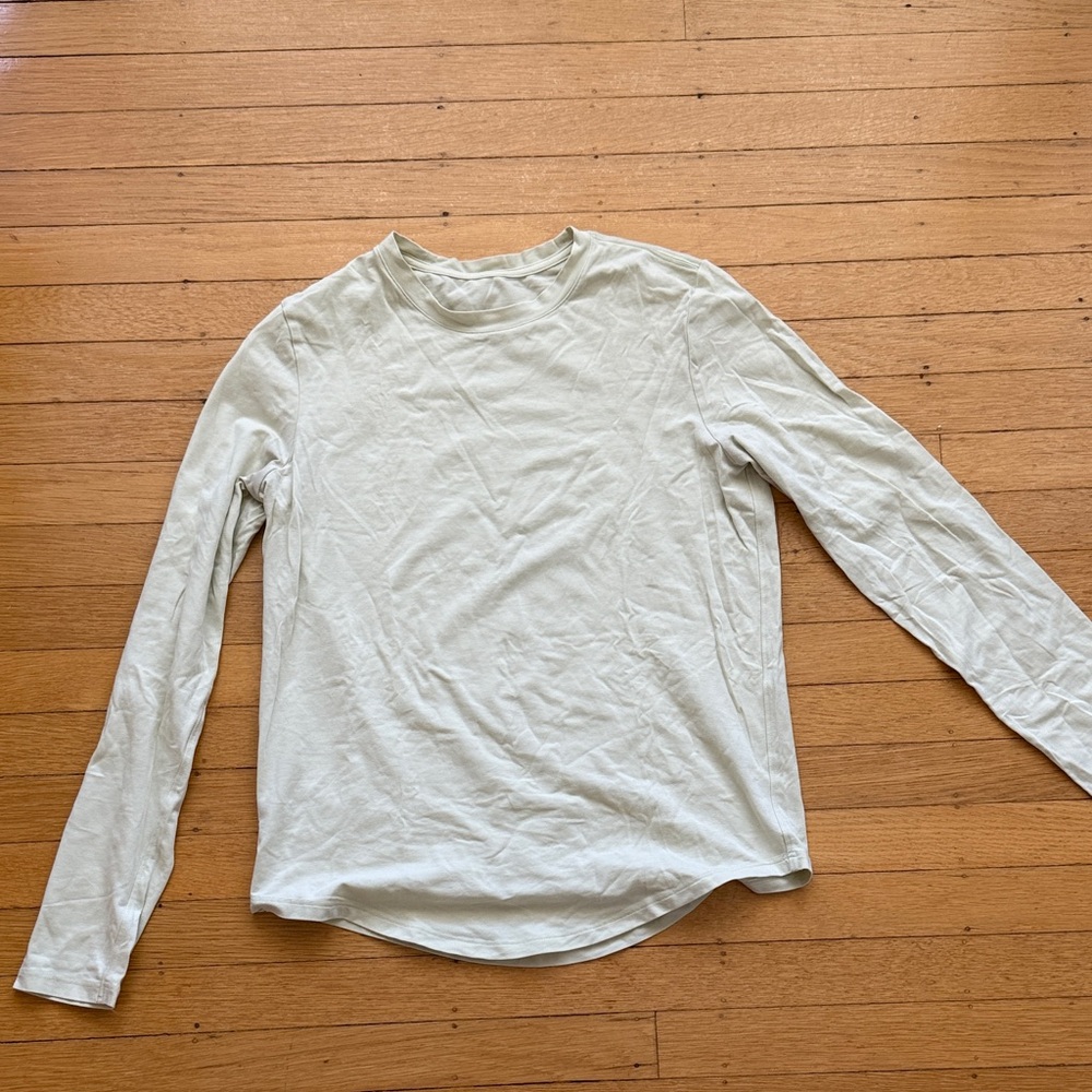 LuluLemon Light Green Running Shirt